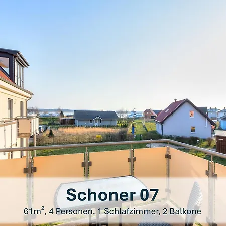 Peenemuende, Seglerhafen St Schoner 7, 13, 14 Appartamento Peenemünde